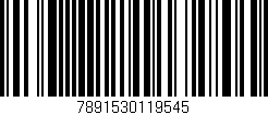 Código de barras (EAN, GTIN, SKU, ISBN): '7891530119545'