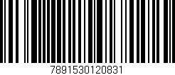 Código de barras (EAN, GTIN, SKU, ISBN): '7891530120831'