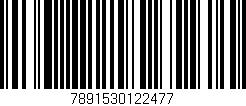 Código de barras (EAN, GTIN, SKU, ISBN): '7891530122477'