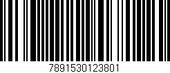 Código de barras (EAN, GTIN, SKU, ISBN): '7891530123801'