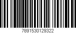 Código de barras (EAN, GTIN, SKU, ISBN): '7891530129322'