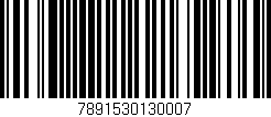 Código de barras (EAN, GTIN, SKU, ISBN): '7891530130007'