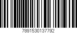 Código de barras (EAN, GTIN, SKU, ISBN): '7891530137792'