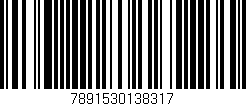 Código de barras (EAN, GTIN, SKU, ISBN): '7891530138317'