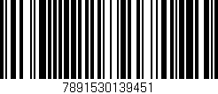 Código de barras (EAN, GTIN, SKU, ISBN): '7891530139451'