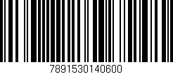 Código de barras (EAN, GTIN, SKU, ISBN): '7891530140600'