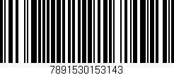 Código de barras (EAN, GTIN, SKU, ISBN): '7891530153143'