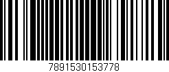 Código de barras (EAN, GTIN, SKU, ISBN): '7891530153778'