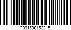 Código de barras (EAN, GTIN, SKU, ISBN): '7891530153815'