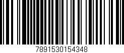 Código de barras (EAN, GTIN, SKU, ISBN): '7891530154348'