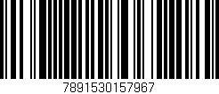 Código de barras (EAN, GTIN, SKU, ISBN): '7891530157967'