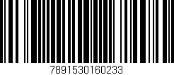 Código de barras (EAN, GTIN, SKU, ISBN): '7891530160233'