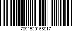 Código de barras (EAN, GTIN, SKU, ISBN): '7891530165917'