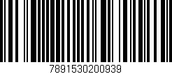 Código de barras (EAN, GTIN, SKU, ISBN): '7891530200939'
