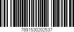 Código de barras (EAN, GTIN, SKU, ISBN): '7891530202537'