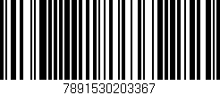 Código de barras (EAN, GTIN, SKU, ISBN): '7891530203367'