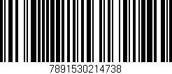 Código de barras (EAN, GTIN, SKU, ISBN): '7891530214738'