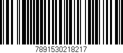 Código de barras (EAN, GTIN, SKU, ISBN): '7891530218217'