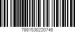 Código de barras (EAN, GTIN, SKU, ISBN): '7891530220746'
