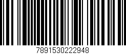 Código de barras (EAN, GTIN, SKU, ISBN): '7891530222948'