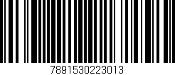 Código de barras (EAN, GTIN, SKU, ISBN): '7891530223013'