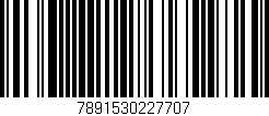 Código de barras (EAN, GTIN, SKU, ISBN): '7891530227707'