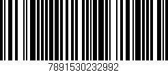 Código de barras (EAN, GTIN, SKU, ISBN): '7891530232992'