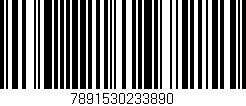 Código de barras (EAN, GTIN, SKU, ISBN): '7891530233890'