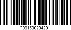 Código de barras (EAN, GTIN, SKU, ISBN): '7891530234231'