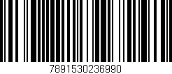 Código de barras (EAN, GTIN, SKU, ISBN): '7891530236990'