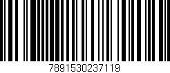 Código de barras (EAN, GTIN, SKU, ISBN): '7891530237119'