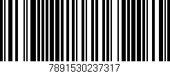 Código de barras (EAN, GTIN, SKU, ISBN): '7891530237317'