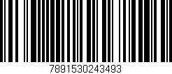 Código de barras (EAN, GTIN, SKU, ISBN): '7891530243493'