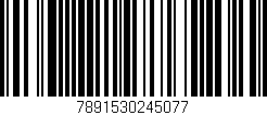 Código de barras (EAN, GTIN, SKU, ISBN): '7891530245077'