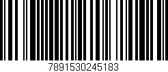 Código de barras (EAN, GTIN, SKU, ISBN): '7891530245183'