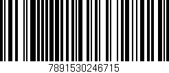 Código de barras (EAN, GTIN, SKU, ISBN): '7891530246715'