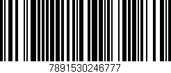 Código de barras (EAN, GTIN, SKU, ISBN): '7891530246777'
