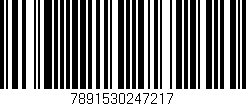 Código de barras (EAN, GTIN, SKU, ISBN): '7891530247217'