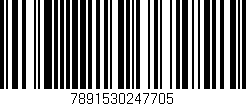 Código de barras (EAN, GTIN, SKU, ISBN): '7891530247705'