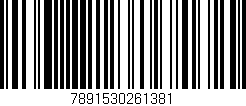 Código de barras (EAN, GTIN, SKU, ISBN): '7891530261381'