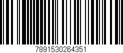 Código de barras (EAN, GTIN, SKU, ISBN): '7891530264351'