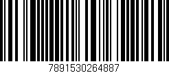 Código de barras (EAN, GTIN, SKU, ISBN): '7891530264887'