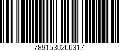 Código de barras (EAN, GTIN, SKU, ISBN): '7891530266317'