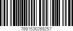 Código de barras (EAN, GTIN, SKU, ISBN): '7891530269257'