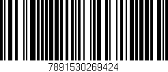 Código de barras (EAN, GTIN, SKU, ISBN): '7891530269424'