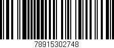 Código de barras (EAN, GTIN, SKU, ISBN): '78915302748'