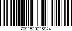 Código de barras (EAN, GTIN, SKU, ISBN): '7891530275944'