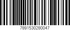 Código de barras (EAN, GTIN, SKU, ISBN): '7891530280047'