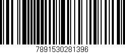 Código de barras (EAN, GTIN, SKU, ISBN): '7891530281396'