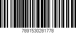 Código de barras (EAN, GTIN, SKU, ISBN): '7891530281778'